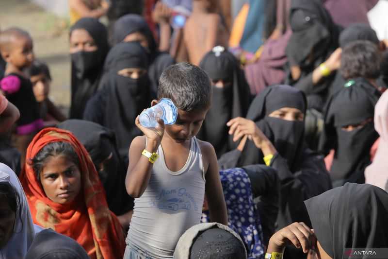 Pengungsi Rohingya Kembali Ditolak Warga Aceh di Lokasi Perkemahan