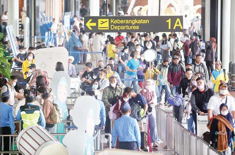 PENINGKATAN PENUMPANG PADA H-7 LEBARAN DI BANDARA SOEKARNO HATTA