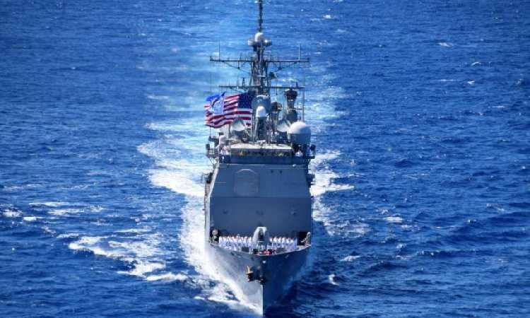 Perang Rusia-Ukraina Belum Usai, Tiba-tiba Kapal Angkatan Laut Amerika Serikat Transit di Selat Taiwan Usai Tiongkok Gelar Latihan Militer, Ada Apa?