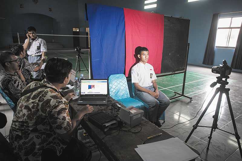 Perekaman KTP Elektronik di Karanganyar, Jawa Tengah