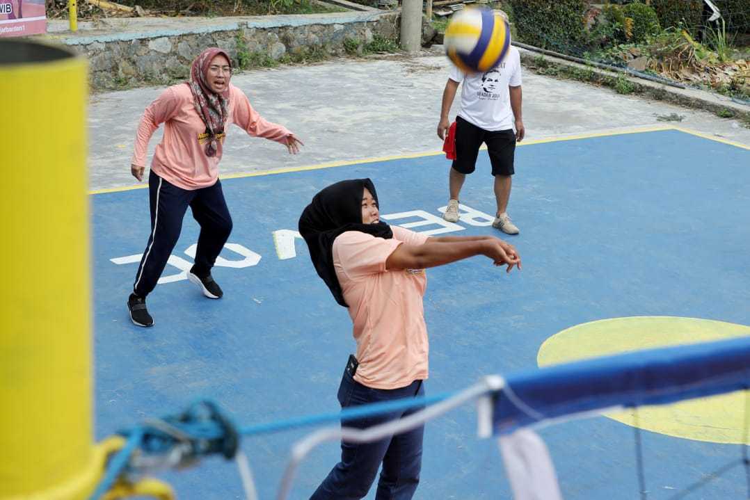 Pererat Silaturahmi, Mak Ganjar Banten Gelar Pertandingan Bola Voli Bersama Warga Cilegon 2