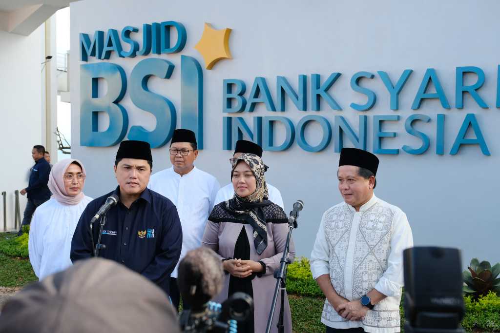 Peresmian Masjid Bank Syariah Indonesia di kawasan Bakauheni Harbour City 3