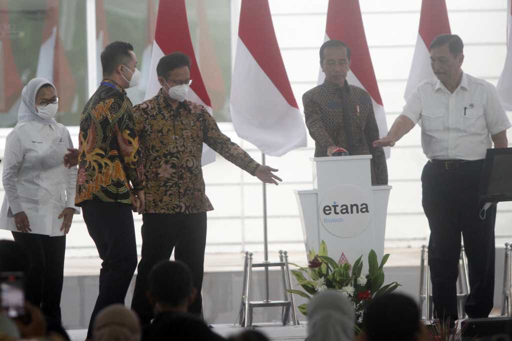 peresmian pabrik biofarmasi PT Etana Biotechnologies Indonesia 1