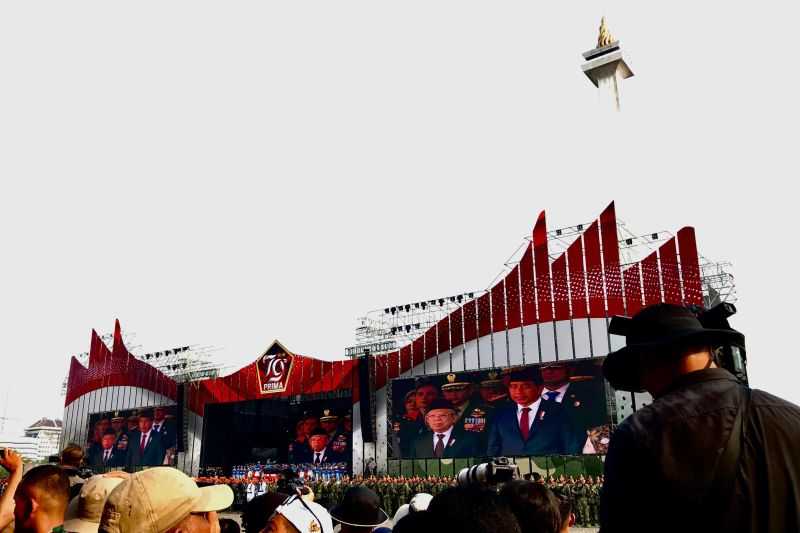 Peringatan HUT ke-79 TNI Terpusat di Monas, 100.000 Prajurit Dilibatkan