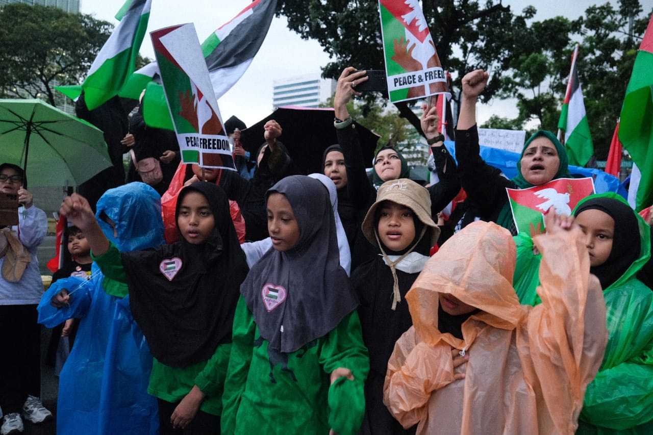 Peringati Hari Al-Quds Internasional, Peserta Demo Tolak Normalisasi, Tegakkan Konstitusi