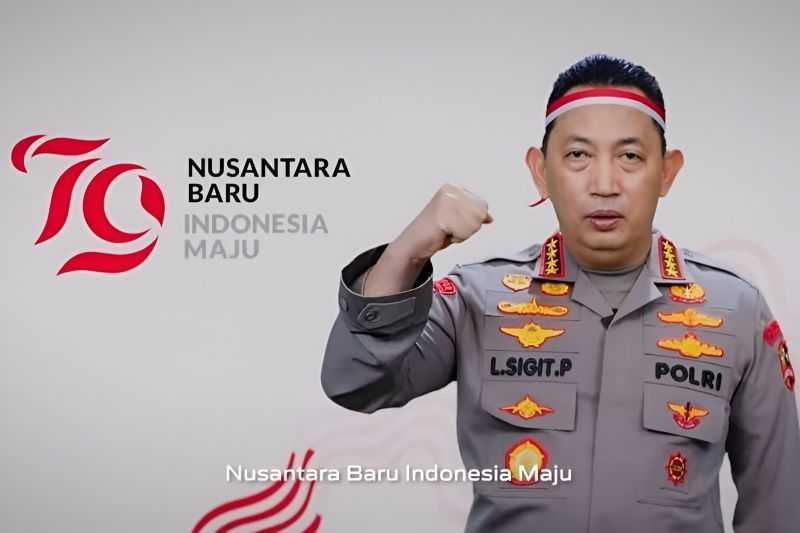 Peringati HUT RI, Kapolri Ajak Rakyat Indonesia Kobarkan Semangat dan Tekad Baru