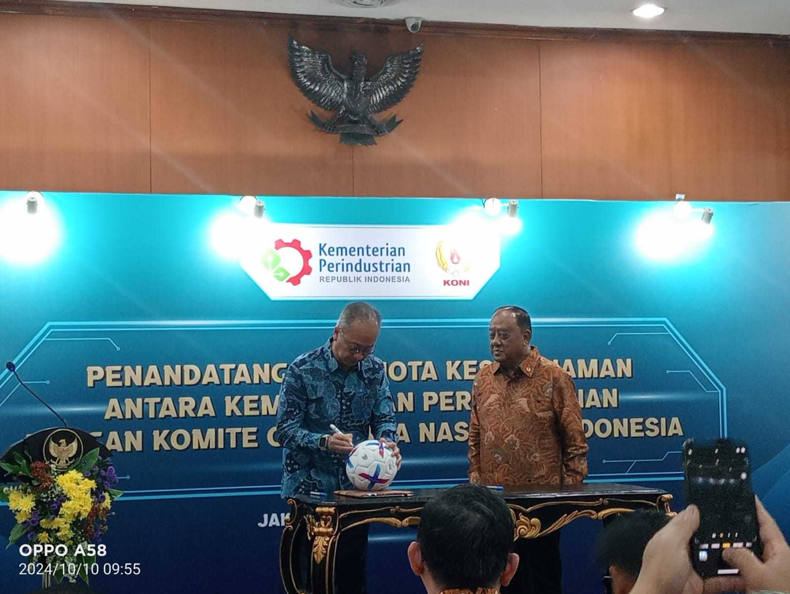 Perkuat Ekosistem Industri Olahraga, Kemenperin Minta Stakeholder Terkait Gunakan Produk Lokal