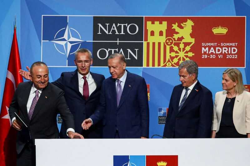 Perkuat Kerja Sama, NATO: Turki, Finlandia, dan Swedia Setujui Mekanisme Bersama untuk Perangi Terorisme
