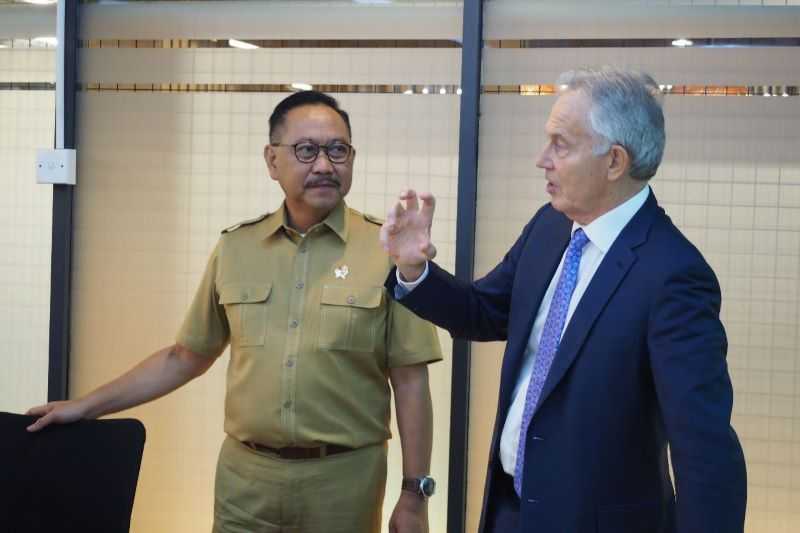 Perkuat Kerja Sama, Otorita IKN dan Tony Blair Bahas Fokus Pengembangan IKN Nusantara