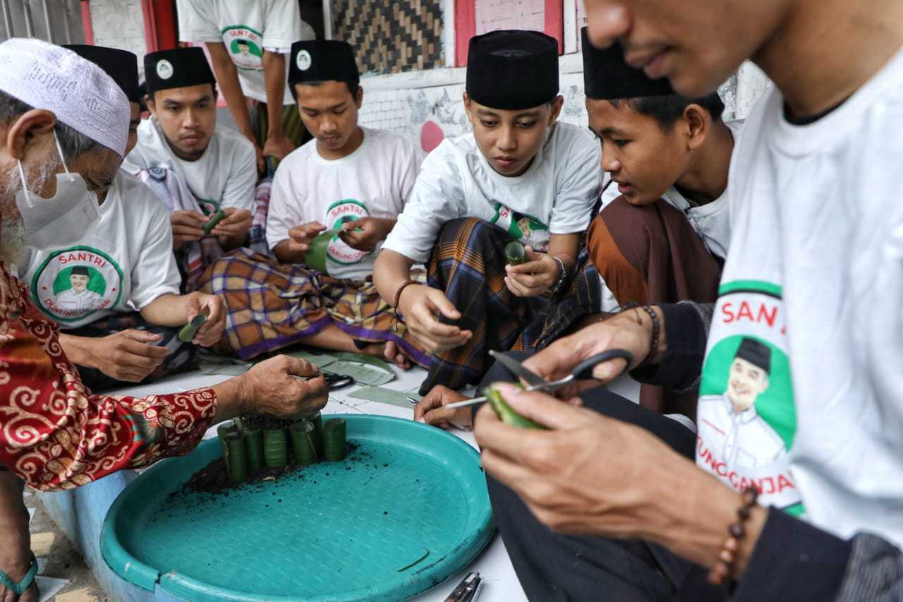 Perkuat Ketahanan Pangan, Santri Dukung Ganjar Banten Gelar Pelatihan Santri Tani Milenial