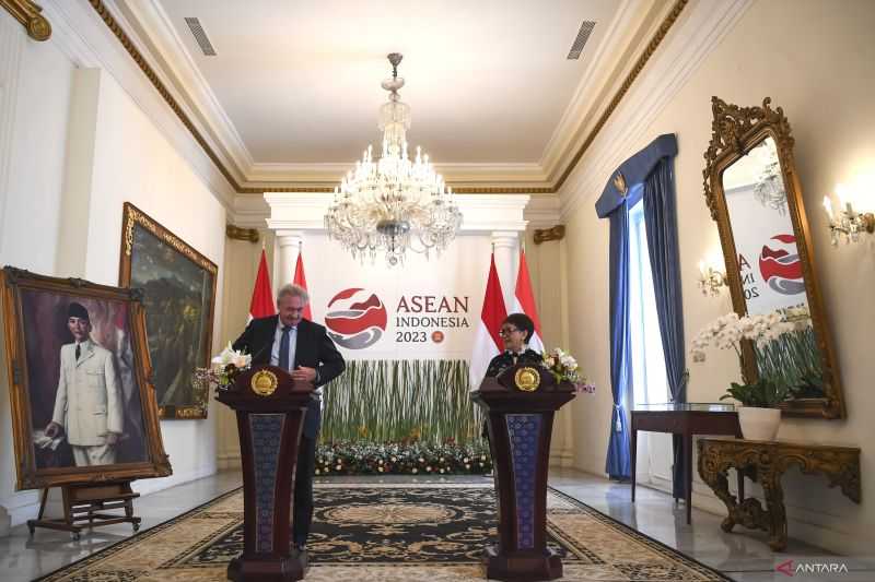 Perkuat Kolaborasi, Menlu Retno Apresiasi Dukungan Luksemburg terhadap Sentralitas Asean