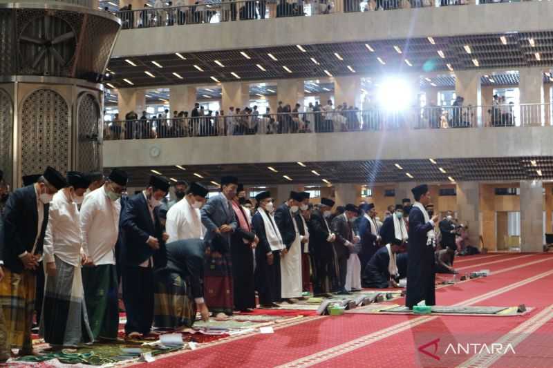 Perkuat Semangat Gotong Royong, Presiden Jokowi laksanakan Shalat Idul Adha di Masjid Istiqlal