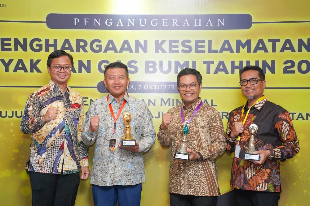 Pertagas Boyong Tiga Penghargaan Keselamatan Migas