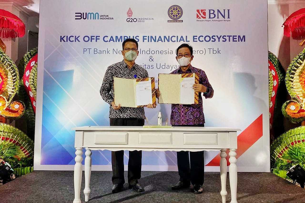 Pertama di Luar Jawa, BNI Bangun Campus Financial Ecosystem  Bersama UNUD