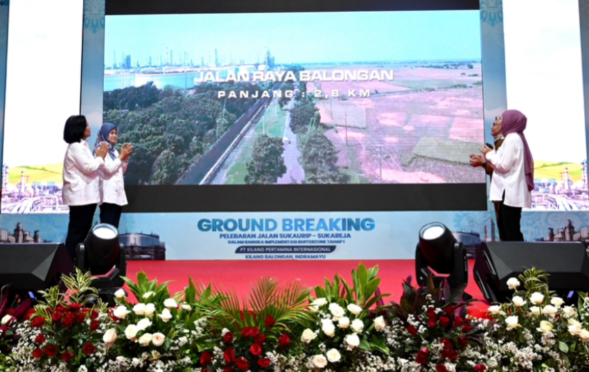 Pertamina Lakukan Groundbreaking Bufferzone Kilang Balongan