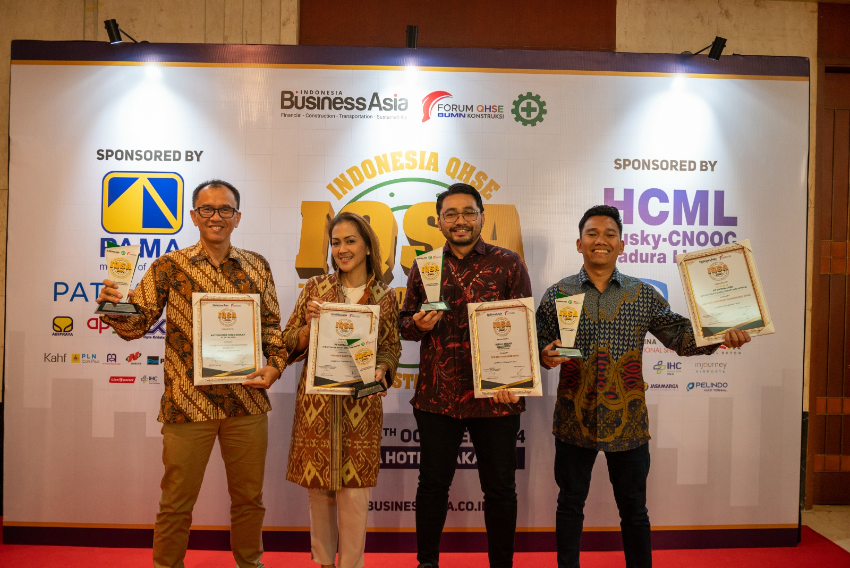 Pertamina Patra Jasa Raih 4 Penghargaan Indonesia QHSE Sustainability For Business Award 2024