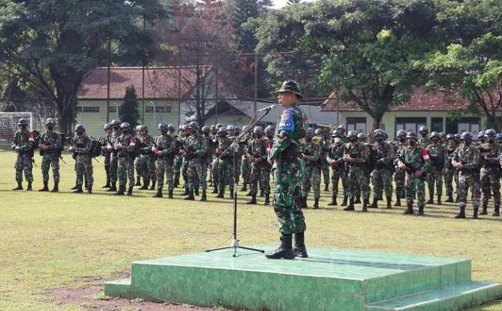 Pesan Tegas Letkol Kostrad Kepada 270 Prajurit yang Akan Ikuti Latihan Pemantapan Raider
