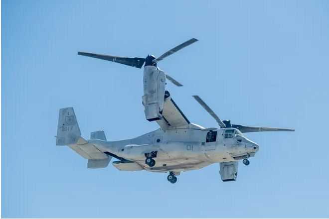 Pesawat Osprey Milik AS Jatuh di Perairan Jepang, 1 Awak Tewas, 7 Hilang