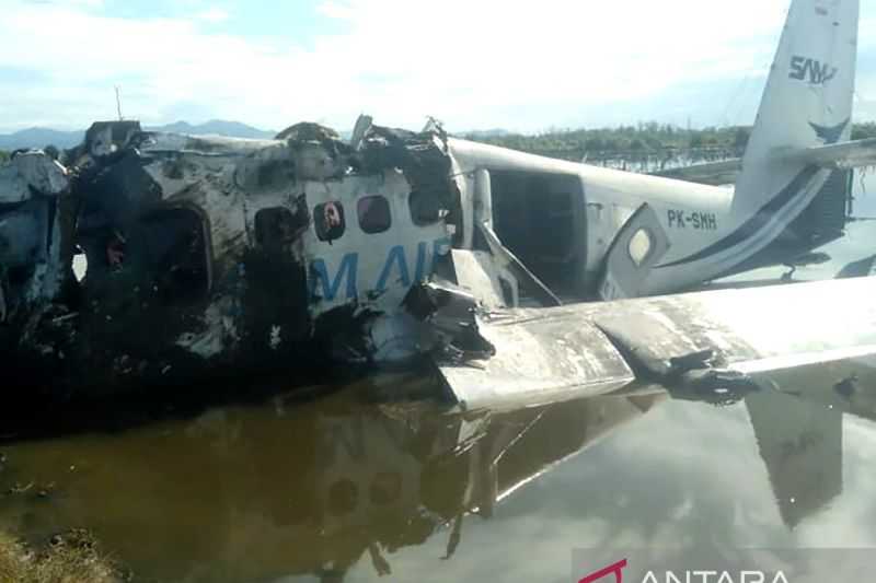 Pesawat SAM Air Jatuh di Pohuwato, Gorontalo