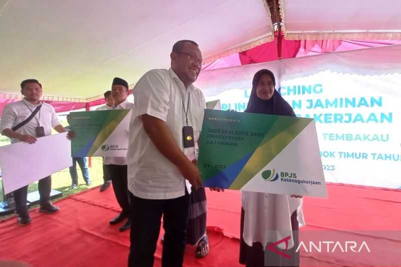 Petani Tembakau Dapat BPJS Ketenagakerjaan dari Pemkab Lombok Timur