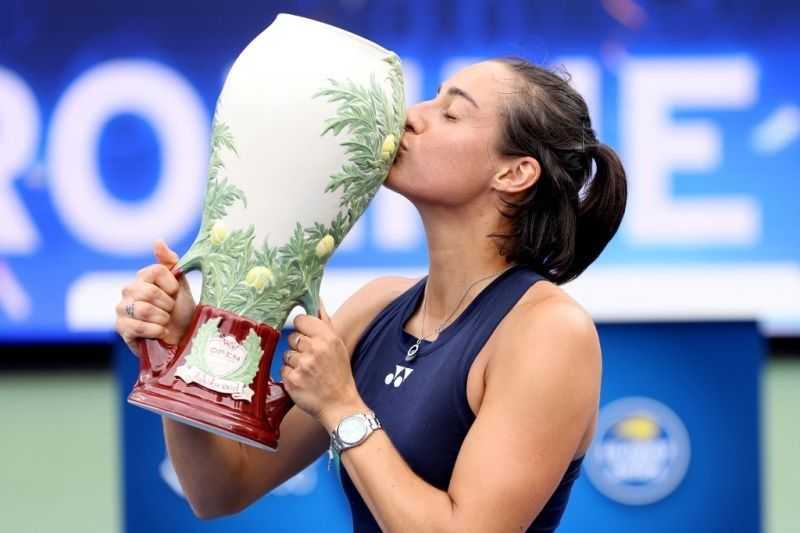 Petenis Prancis Caroline Garcia Tumbangkan Gauff