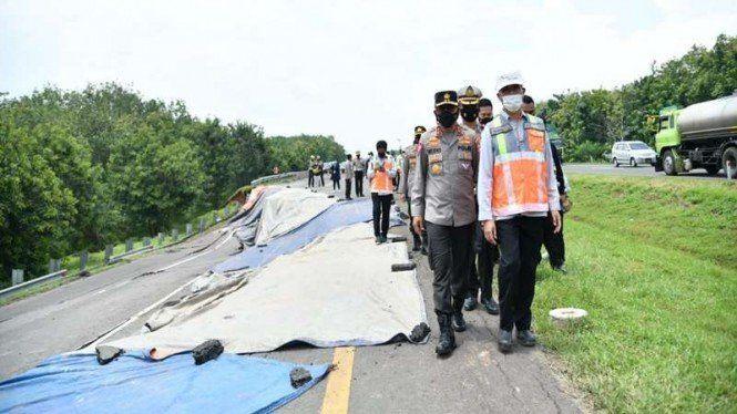 PUPR Gerak Cepat Tangani Ambles di KM 122 Tol Cipali Arah Jakarta