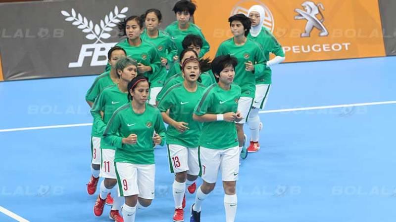 Timnas Futsal Putri Cundangi Malaysia