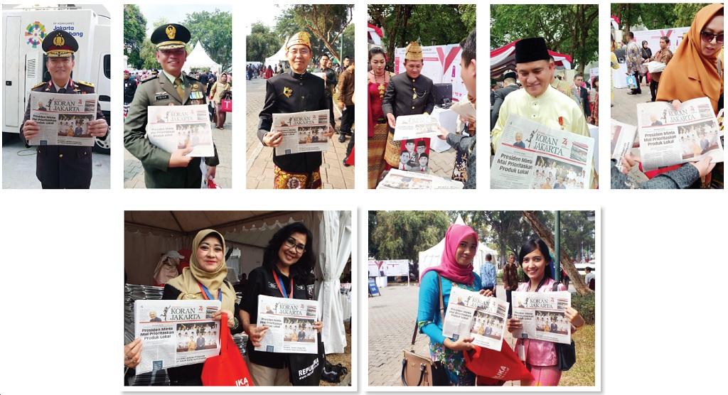 Koran Jakarta di Istana Negara