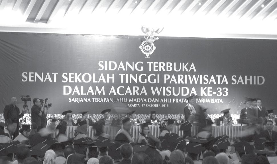 Wisuda Ke 33 Tahun 2018 Sekolah Tinggi Pariwisata Sahid Jakarta