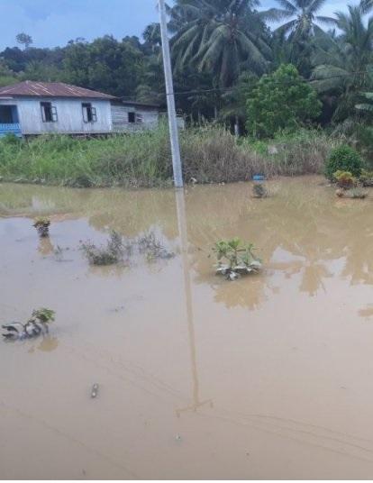 Ribuan Warga Sembakung Terdampak Banjir Kiriman dari Malaysia