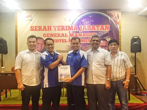 Serah Terima Jabatan General Manager Meotel Kebumen   