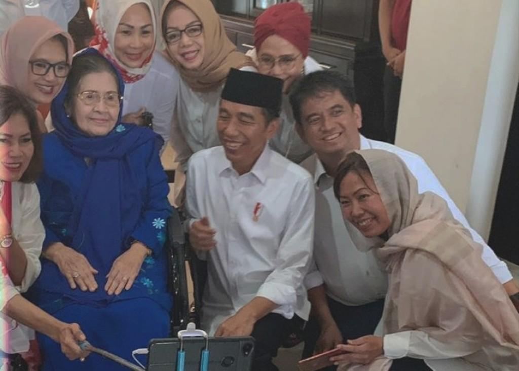 Presiden Kunjungi Istri Mantan Wapres Umar Wirahadikusumah