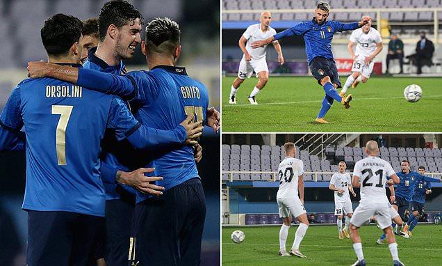 Vincenzo Grifo Cetak Dua Gol untuk Bawa Italia Menang 4-0 Atas Estonia