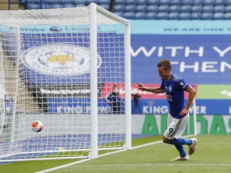 Vardy Akhiri Paceklik Gol saat Leicester Tundukkan Palace 3-0