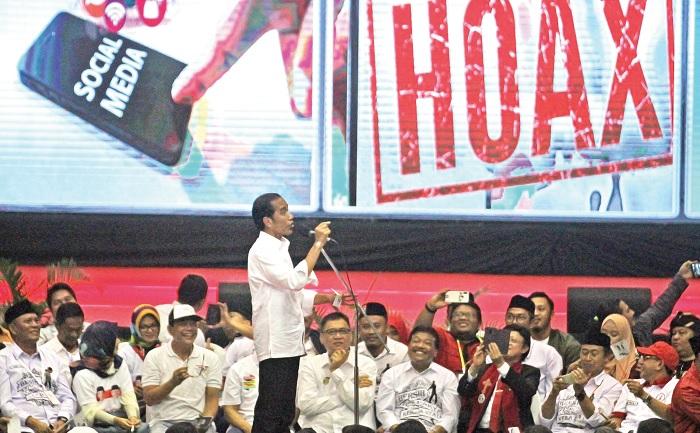 Jokowi Minta Pendukungnya Respons Kabar Bohong