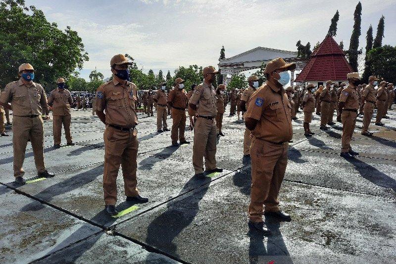 25 ASN Papua Ikut Apel Gabungan Terakhir karena Covid-19