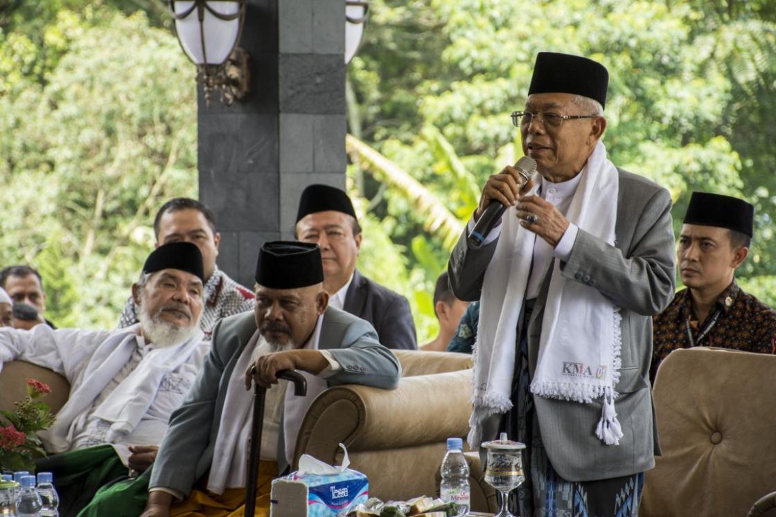 Kiai Ma'ruf Targetkan Suara 70 Persen di Sukabumi