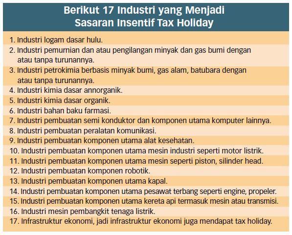 Tax Holiday Bisa Tak Efektif