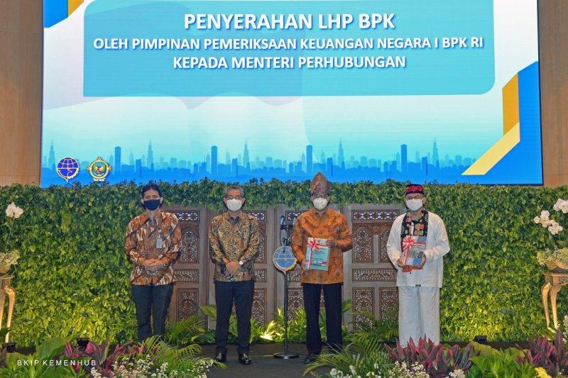 Kemenhub Terima Hasil WTP dari BPK