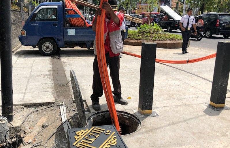 Ducting Kabel Udara Simpang Tugu Yogyakarta Pekan Ketiga Oktober