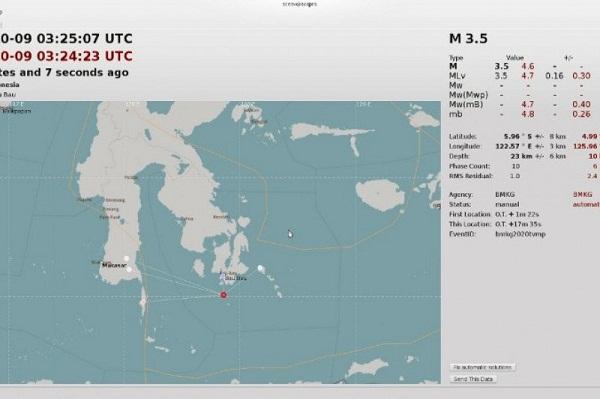 Gempa Magnitudo 5,4 Guncang Wilayah Buton