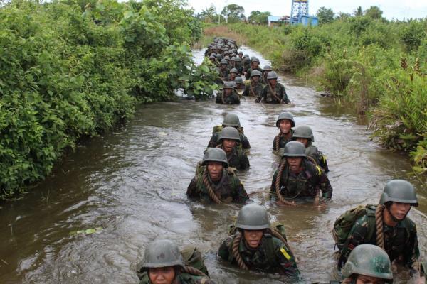 Begini Tradisi Masuk Batalyon Infanteri Raider 755 Kostrad