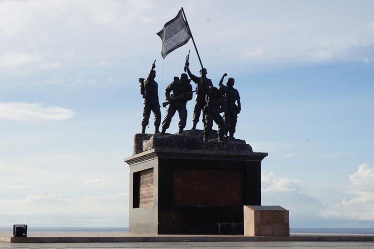 Monumen Trikora di Morotai Dipercantik