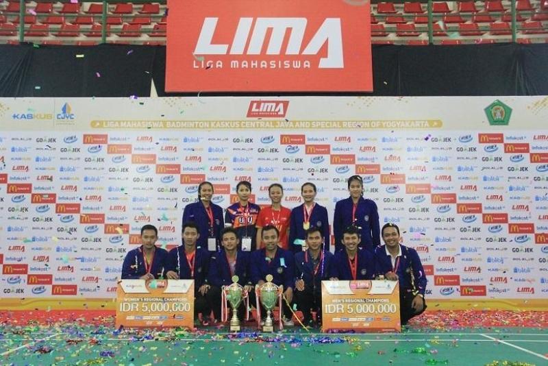 UNY Borong Dua Gelar LIMA Badminton
