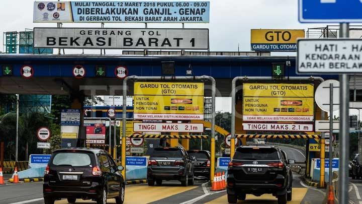 Ganjil-Genap Hari Kedua Tol Lancar