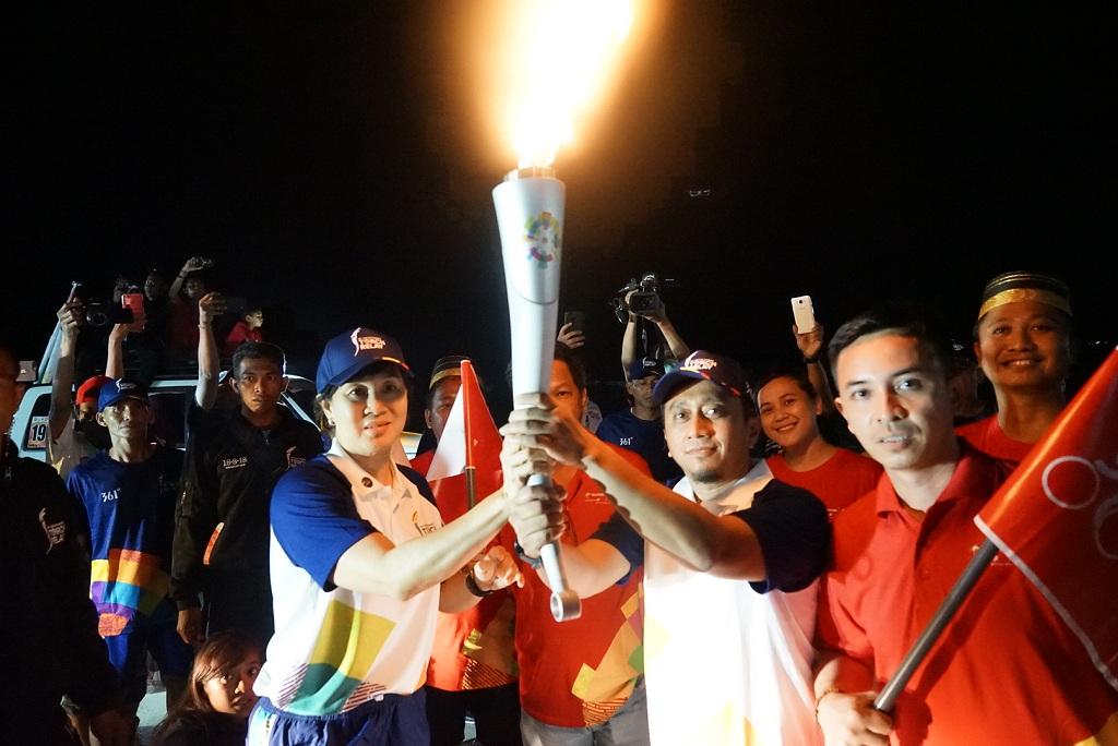 Obor Asian Games Disambut Meraih di Bulukumba