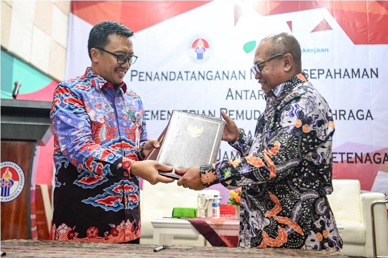 Kemenpora-BPJS Beri Perlindungan ke Atlet