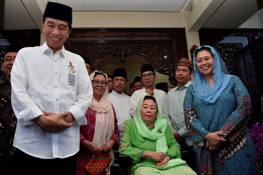 Jokowi Silaturahim ke Kediaman Almarhum Gus Dur