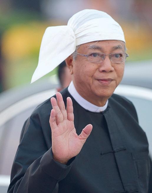 Presiden U Htin Kyaw Mundur