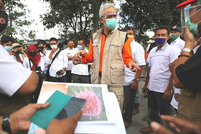 Ganjar Akan Gelar Simulasi Evakuasi Erupsi Merapi